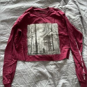 Taylor Swift official merch Folklore long-sleeve shirt - size S - NWOT